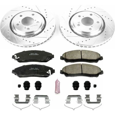 PowerStop PSBK7352 Front Z23 Evolution Sport Brake Kit for Acura MDX (2017-2019) YMM: 2017-2019