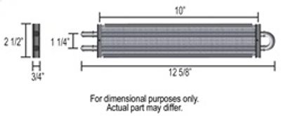 2 Pass 13in. Series 7000 Copper\/Aluminum Power Steering Kit