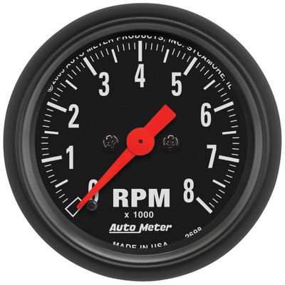 GAUGE; TACHOMETER; 2 1\/16in.; 8K RPM; IN-DASH; Z-SERIES