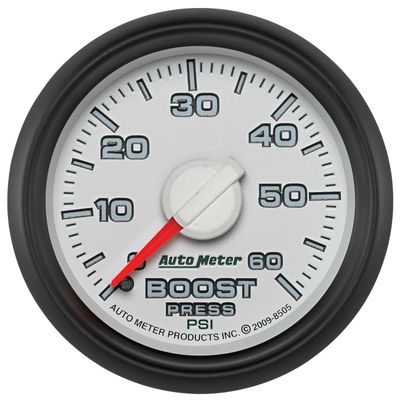 GAUGE; BOOST; 2 1\/16in.; 60PSI; MECHANICAL; RAM GEN 3 FACTORY MATCH