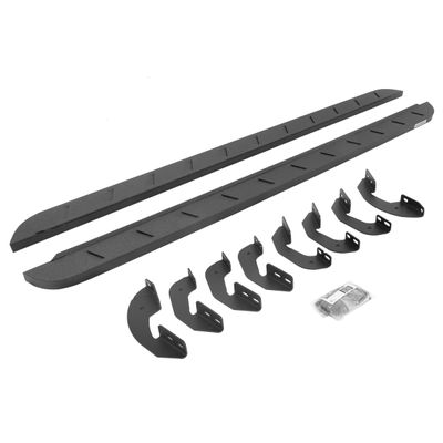 Go Rhino 63443973ST RB10 Slim Line Running Boards with Mounting Brackets Kit For 22-24 Toyota Sequoia