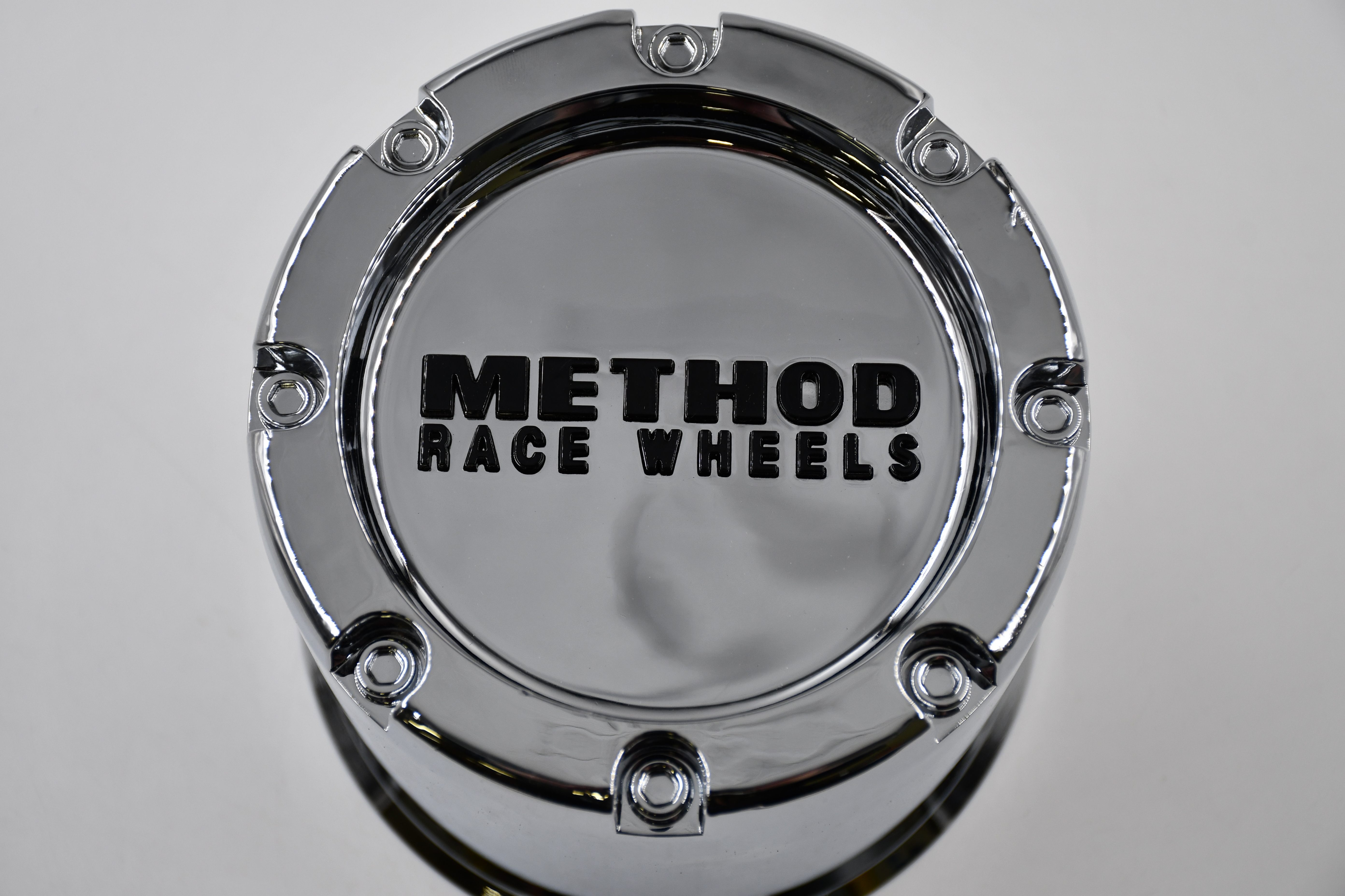 Method Race Wheels Chrome w/Gloss Black Raised Logo Wheel Center Cap ...