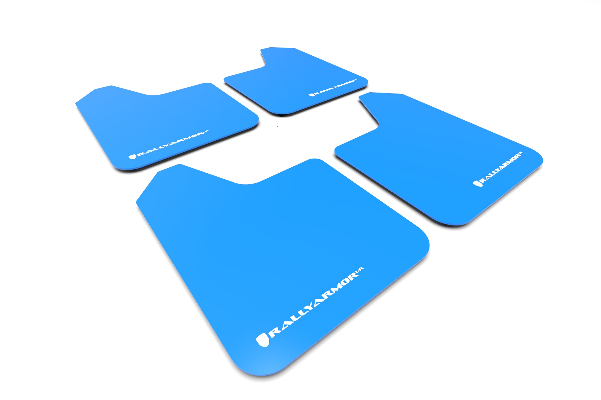 Rally Armor Universal UR Blue Mud Flap w/ White logo - Sugar Auto Parts