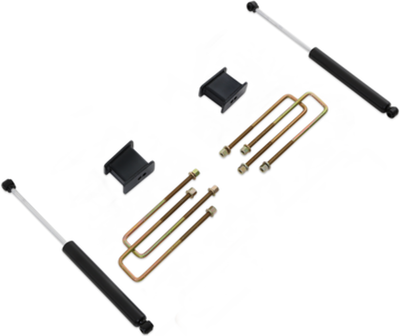 MaxTrac 2 Blocks And U-Bolt w/ Rear Shocks for 15-19 Colorado/Canyon 2WD