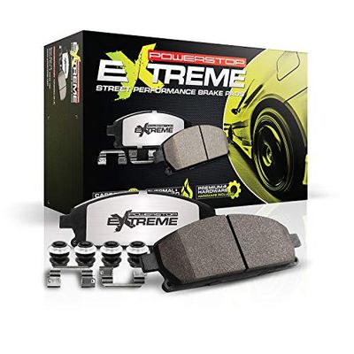 Power Stop Front Z26-1298 Carbon-Fiber Ceramic Brake Pads Z26 Street Performance